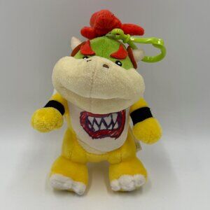 Universal Studios Super Nintendo World Bowser Jr. Plush Backpack Clip Keychain